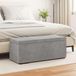Prolenta Maison Exclusive - Voetenbank, lichtgrijs, 101 x 41 x 40 cm, fluweel en bewerkt hout