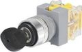 TRU COMPONENTS 704480 Y090-A-11Y/21 commutateur à clé 250 V/AC 5 A off/on 1 x 90 ° IP40 1 pièce(s)