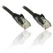 PremiumCord Patchkabel CAT 5e UTP, 1 Gbit/s, Ethernet-kabel, LAN, RJ45-aansluitingen, flexibel en robuust, AWG 26/7, 100% CU-kabel, zwart, 15 m