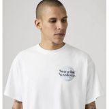 Levi's regular T-shirt met backprint wit