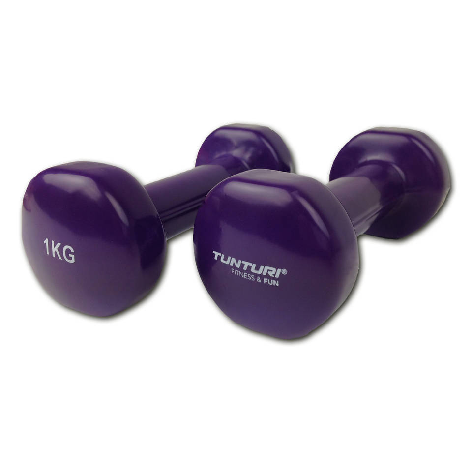 Tunturi Vinyl Dumbells 1kg