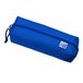 Oxford Pennenetui van polyester, duurzaam, rechthoekig, groot, blauw, 22x8x7cm