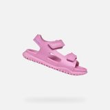 GEOX SANDAL FUSBETTO TIENERS Sandalen - DONKERROZE - Maat 38