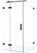 Maxaro Douchecabine Diamond 90x80cm 8mm Helder Veiligheidsglas Mat Zwart met Draaideur
