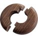 Gedotec Rosace de radiateur en bois laqué, Ø 50 mm Noyer laqué 19 mm - 3/8''