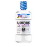 Listerine Total Care Extra Mild Alcoholvrij, extra milde mondspoeling zonder alcohol met etherische oliën en fluoride, 6-in-1 werking met cariësbescherming en plaque-reductie, extra milde smaak, 500