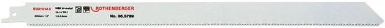 ROTHENBERGER Universeel zaagblad, 300x20x0,9, 14 TPI (5-pack)