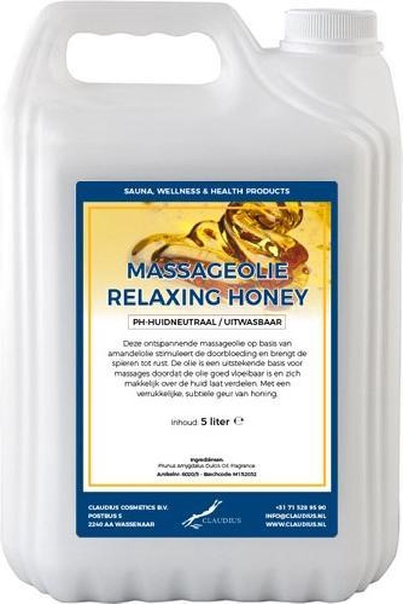 CLAUDIUS Massageolie Relaxing Honey 5 liter