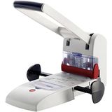 Schneider Novus B 2200 perforator (200 vellen, dubbele en viervoudige gaten, metaal/kunststof) lichtgrijs