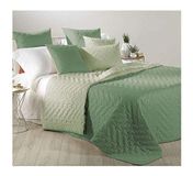 Caleffi 76828 Katoenmix, sprei voor Frans bed, zonnegeel