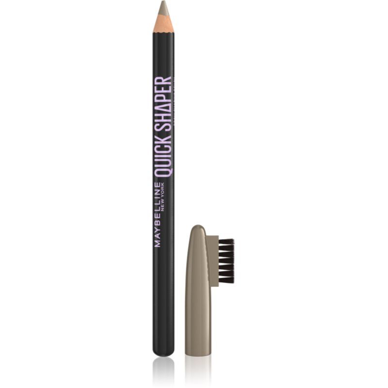 Maybelline New York Quick Shaper Wenkbrauwpotlood - Met penseelpunt en borstel - Blijft tot 17 uur zitten
