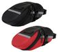 Sacoche de selle de vélo - Vélo de course VTT - 16 x 8,5 x 7 cm - Noir et rouge - Imperméable
