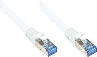 Alcasa Cat6a 1.5m netwerkkabel S/FTP Wit