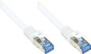 Alcasa Cat6a 1.5m netwerkkabel S/FTP Wit