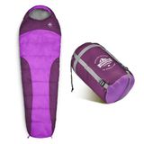 Lumaland Mummieslaapzak Outdoor Slaapzak 230 x 80 cm Paars