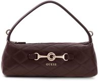 GUESS Frances Mini Top Zip Crossbody Bag Brown