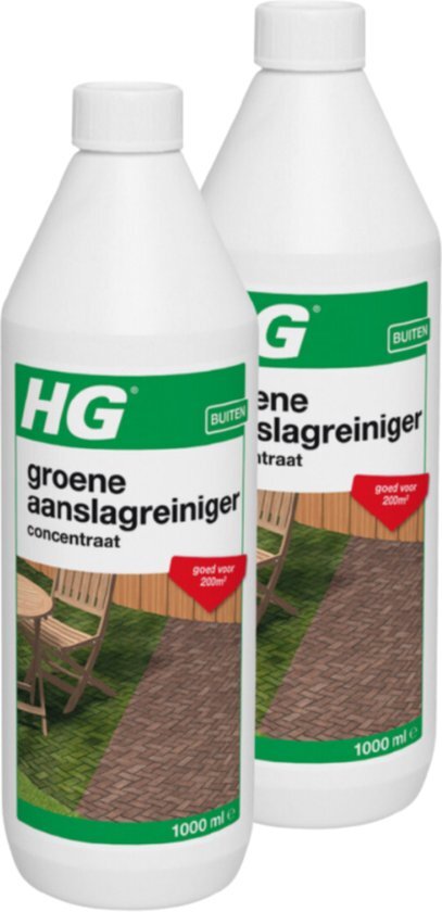 HG Groene Aanslag Reiniger 2x 1 l