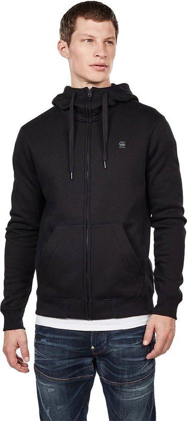 G-Star Raw C235 - Pacior Sweat R Hoodie - Sweater - Black - Men's Size S