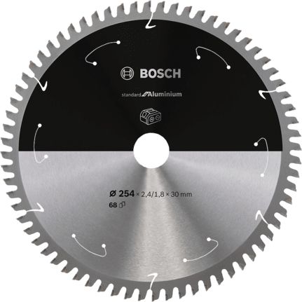 Bosch Cirkelzaagblad - 254mm - 68 tanden - Aluminium - 1 stuk