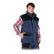 Leber&Hollman LH-Fmnw-V_Gbcm vormen gevoerde veiligheidsvest, donkerblauw-zwart-rood, maat M