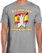Bellatio Decorations Heren T-shirt - Spanje - Grijs - Voetbal Supporter - Themafeest - XXL