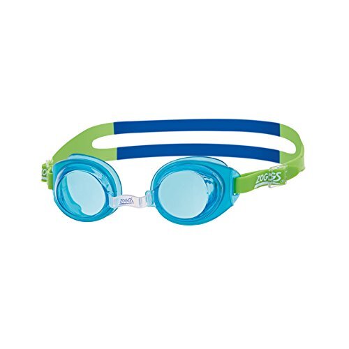 Zoggs Kinderen Little Ripper zwemmen Goggles anti-mist en UV-bescherming (tot 6), Aqua, Groen, Tint, 0-6 jaar