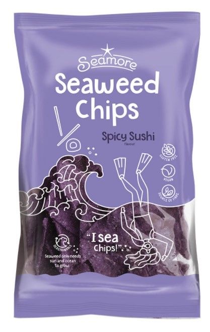 Zeewier tortilla chips spicey sushi 135g