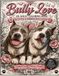 Bully Love Adult Coloring Book: Relaxing, Heartwarming Dog Designs for Pit Bull & American Bully Lovers