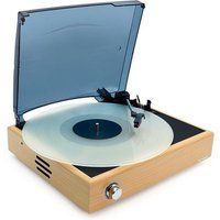 Metronic Vintage Bluetooth-draaitafel met 3 snelheden, 33, 45 en 78 omwentelingen, geïntegreerde houten luidspreker, houtafwerking - 477360