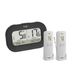 TFA Dostmann DOUBLE-CHECK 30.3073.01 Draadloze thermometer digitaal Zwart