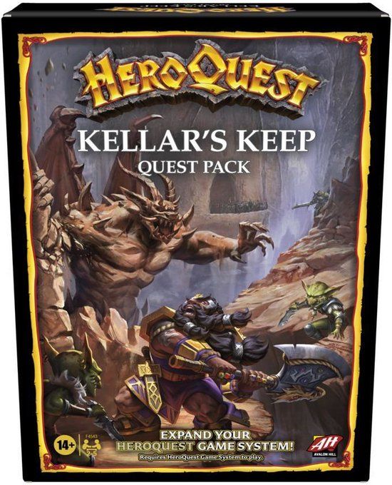 Hasbro HeroQuest Kellar's Keep Expansion - F4543