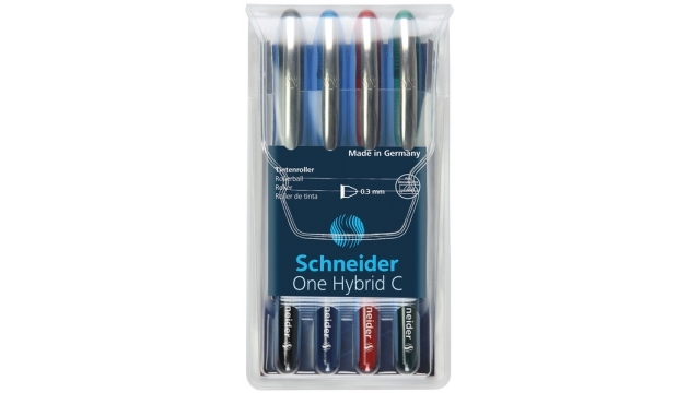 Schneider S-183194 Rollerball One Hybrid C 0 3mm Etui 4 Stuks