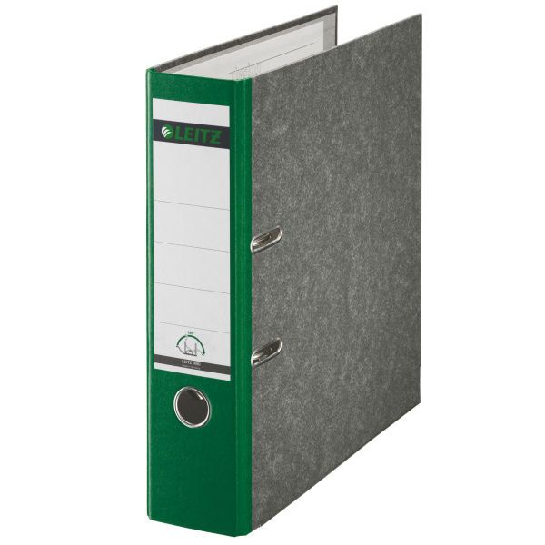 Leitz Plastic Lever Arch File A4 80mm 180° - Groen