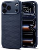 Spigen Liquid Air Hoesje Geschikt voor Apple iPhone 18 Pro / 17 Pro - Back Cover Flexibel TPU Blauw