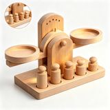 Omgoods - Jouets éducatifs en bois avec des plateaux pour enfants