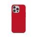Aiino Allure hoes voor iPhone 13 Pro, vloeibare siliconen hoes met magneten, rood