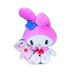 Trudi My Melody en de vriend beer Ettore, pluche dier, cadeau-idee, My Melody Anniversary, 30 x 36 x 37 cm, maat M, Hello Kitty and Friends | model 25044