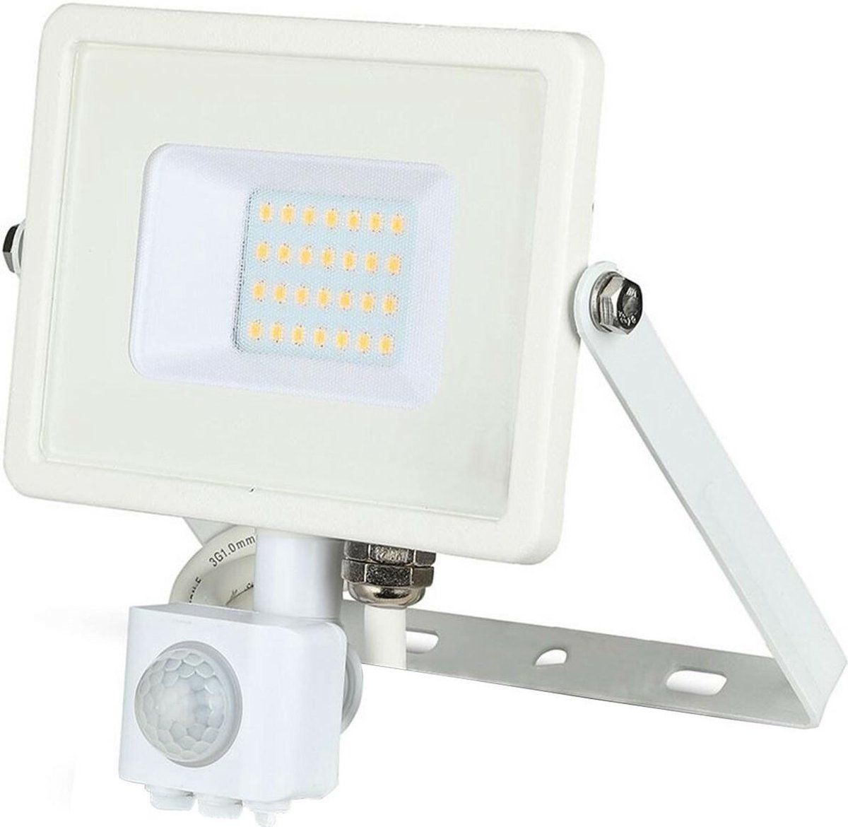 Samsung LED Bouwlamp 20W met Sensor - Natuurlijk Wit 4000K - Aluminium