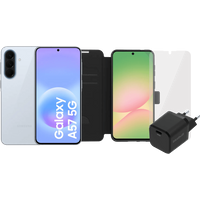 Samsung Galaxy A57 128GB Lichtblauw 5G + Compleet Accessoirepakket