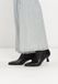 Notre-V 85936 Enkellaarsjes - Enkelboots met rits - Dames - Zwart - Maat 41