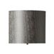 Watt & Veke Abat-jour Erica, gris/doré, Ø 29 cm, tissu