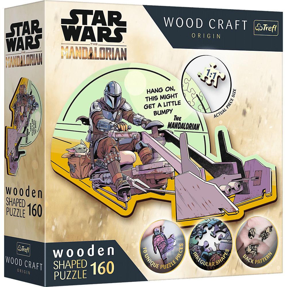 Trefl 20187 Star Wars The Mandalorian Legpuzzel 160 stuk(s) Hout