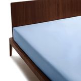 GUZZINI Classic Hoeslaken voor tweepersoonsbed 175 x 200 cm, 100% percale katoen, Oeko-Tex-gecertificeerd, fris en ademend, met elastiek voor tweepersoonsbed, 30 cm hoogte