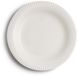 Royal Boch - Set van 6 dinerborden - Vienne - Ø27cm - Aardewerk - Wit