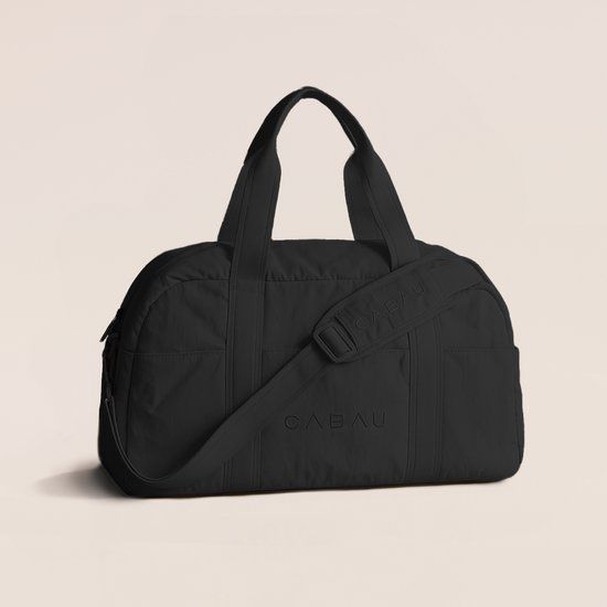 Cabau Lifestyle Cabau Bloom Bag Zwart/Black - Sporttas / Weekendtas - Nylon - 37.5L - Waterafstotend