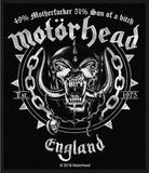 Razamataz Motorhead - Ball & Chain Patch - Zwart