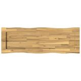 vidaXL Tafelblad Glas Wit 100 x 40 x 3 cm