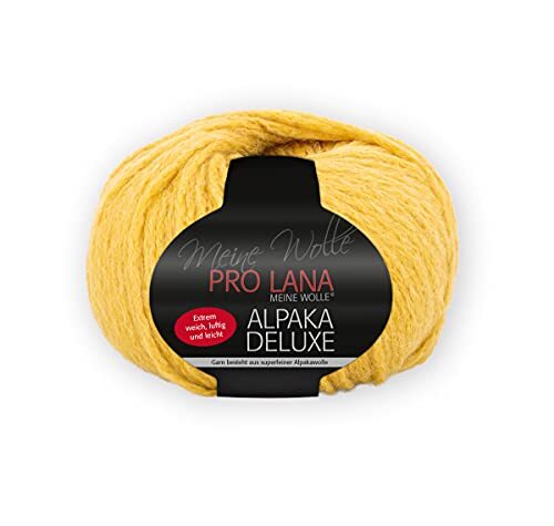 Unbekannt Pro Lana Alpaka Deluxe kleur 22, alpacawol borduurwol, wol alpaca naalddikte 5 mm voor breien en haken