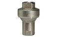 Inline RIEGLER Inline drukregelaar voor water-/persluchttoepassingen, zonder ontluchting, G 1/4, SW 17, werkdruk (vooraf ingesteld) 3 bar