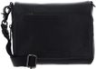 MANDARINA DUCK Leren schoudertas Mellow Leather Crossover Bag Nero zwart